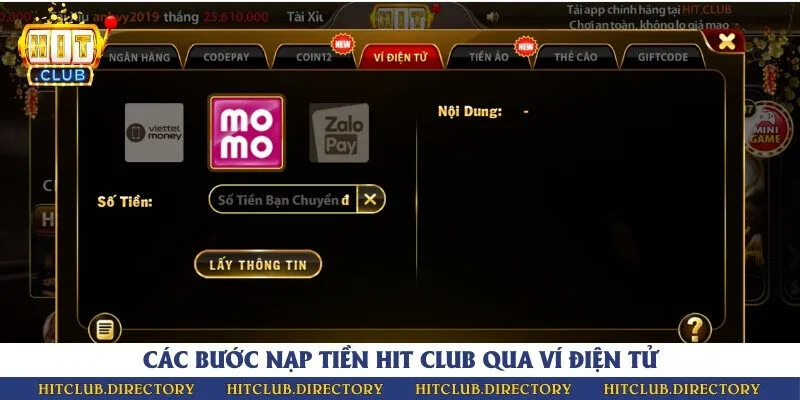 Hướng dẫn từng bước thực hiện nạp tiền qua phương thức ví điện tử siêu nhanh